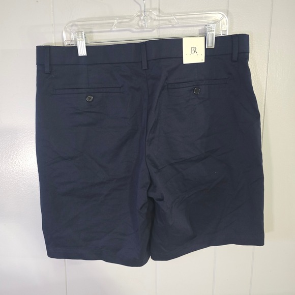 Banana Republic Mens 35 Core Temp Shorts Navy Blue 9" Inseam Performance NWT - Picture 2 of 9